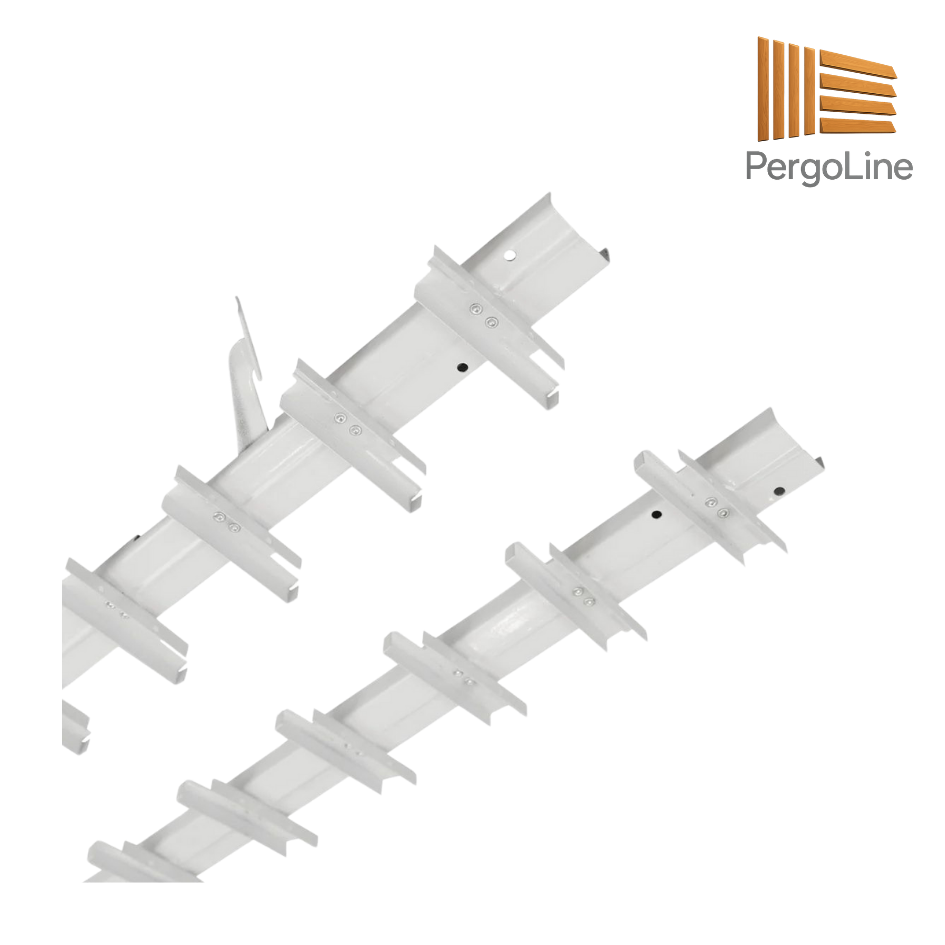 PergoLino10 – 90 cm DIY Metal System for 10 Slats | Terrace Blinds