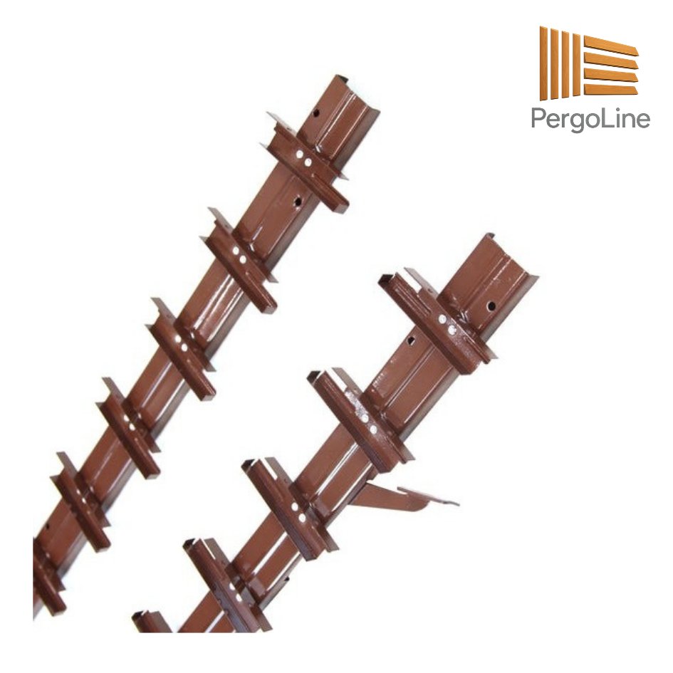 PergoLino10 – 90 cm DIY Metal System for 10 Slats | Terrace Blinds